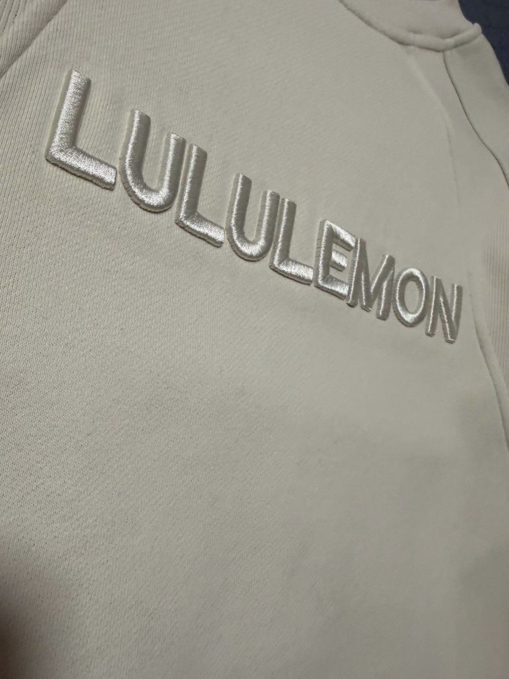 Lululemon Wordmark Cropped Sweatshirt